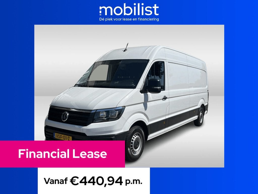 Volkswagen Crafter 35 2.0 TDI L4H3 Highline (bj 2022), Automaat, Gebruikt, Overige modellen, Wit