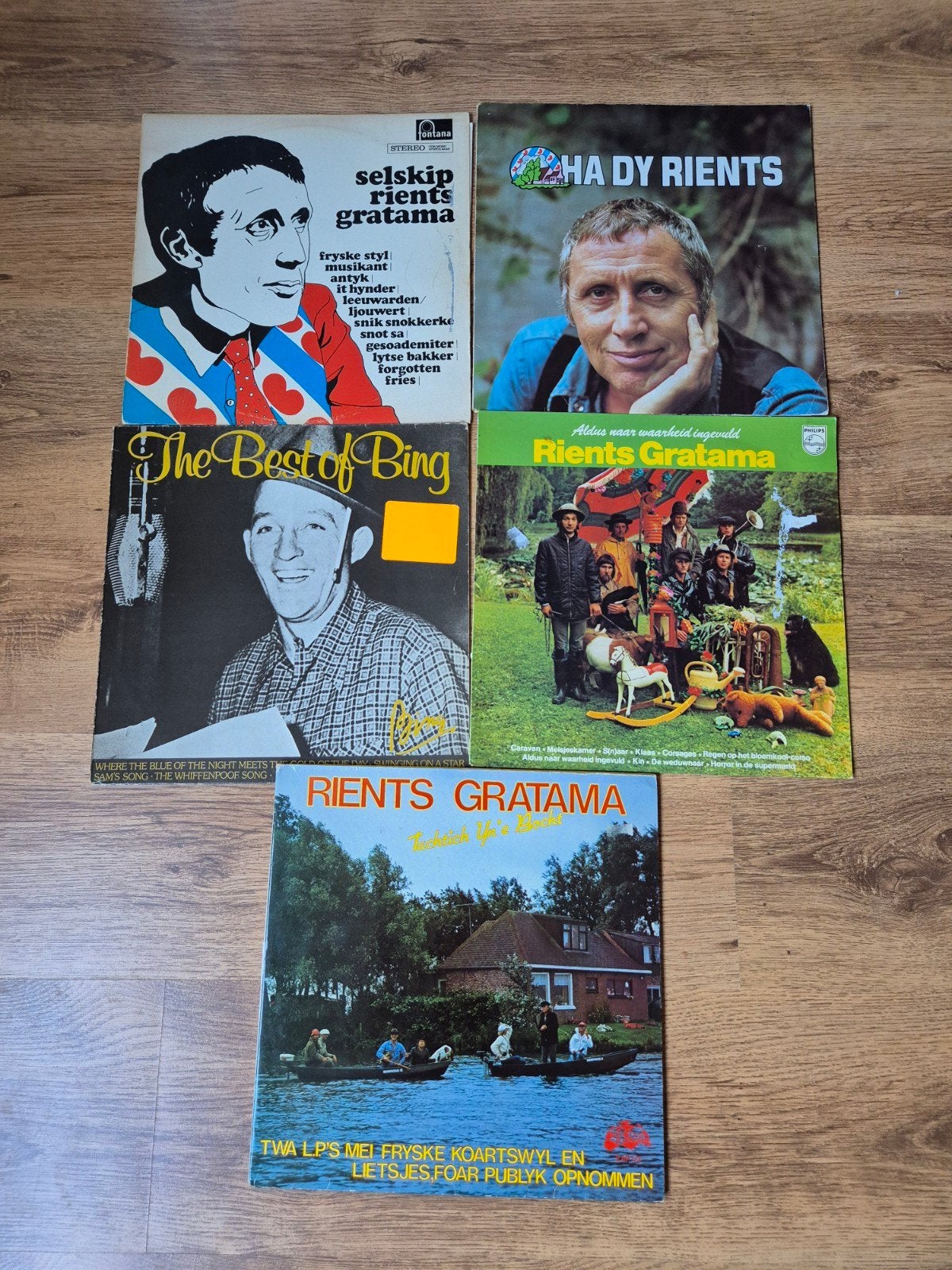 5 LP's: Rients Gratama & The Best of Bing Crosby, Ophalen of Verzenden, Gebruikt