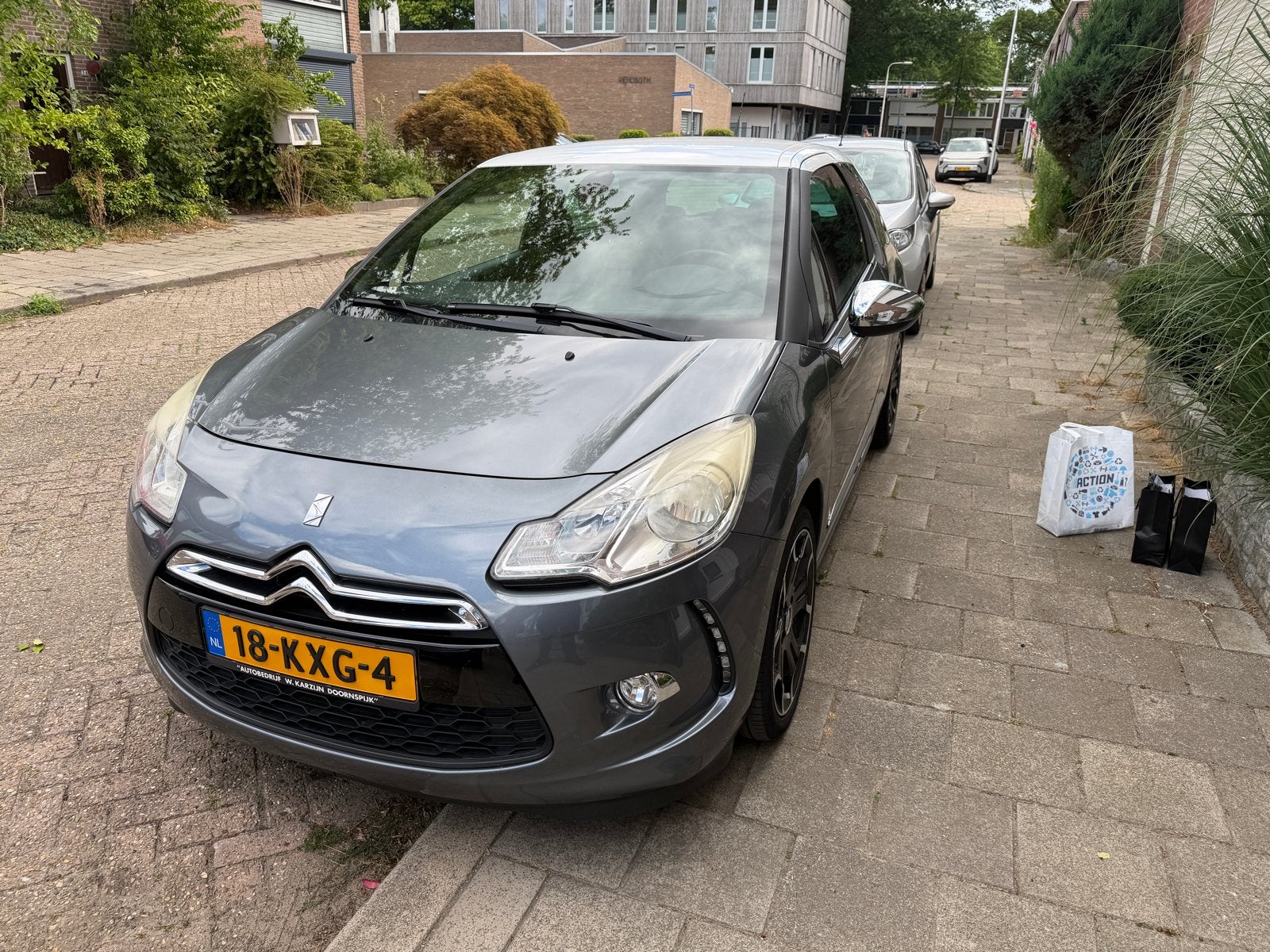 Citroën DS3 1.6 THP 2010 Grijs, Auto's, 15 km/l, Zwart, 4 cilinders, 49 €/maand