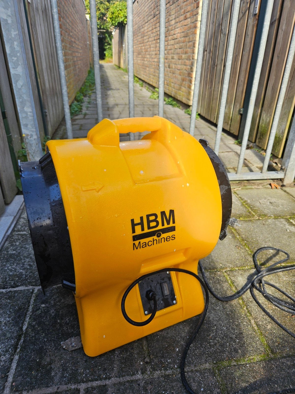 Stofafzuiging 300mm met slang voor bouw, Ophalen