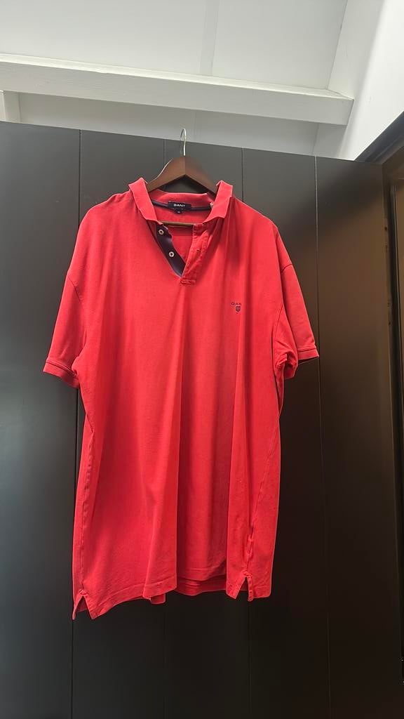 Rode polo merk gant maat 4XL, Ophalen of Verzenden, Gedragen, Overige maten, Rood