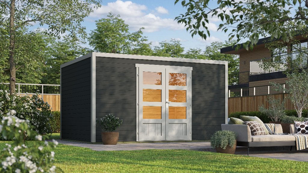 NIEUW Tuinhuis Quby 400x300, Verzenden, Nieuw