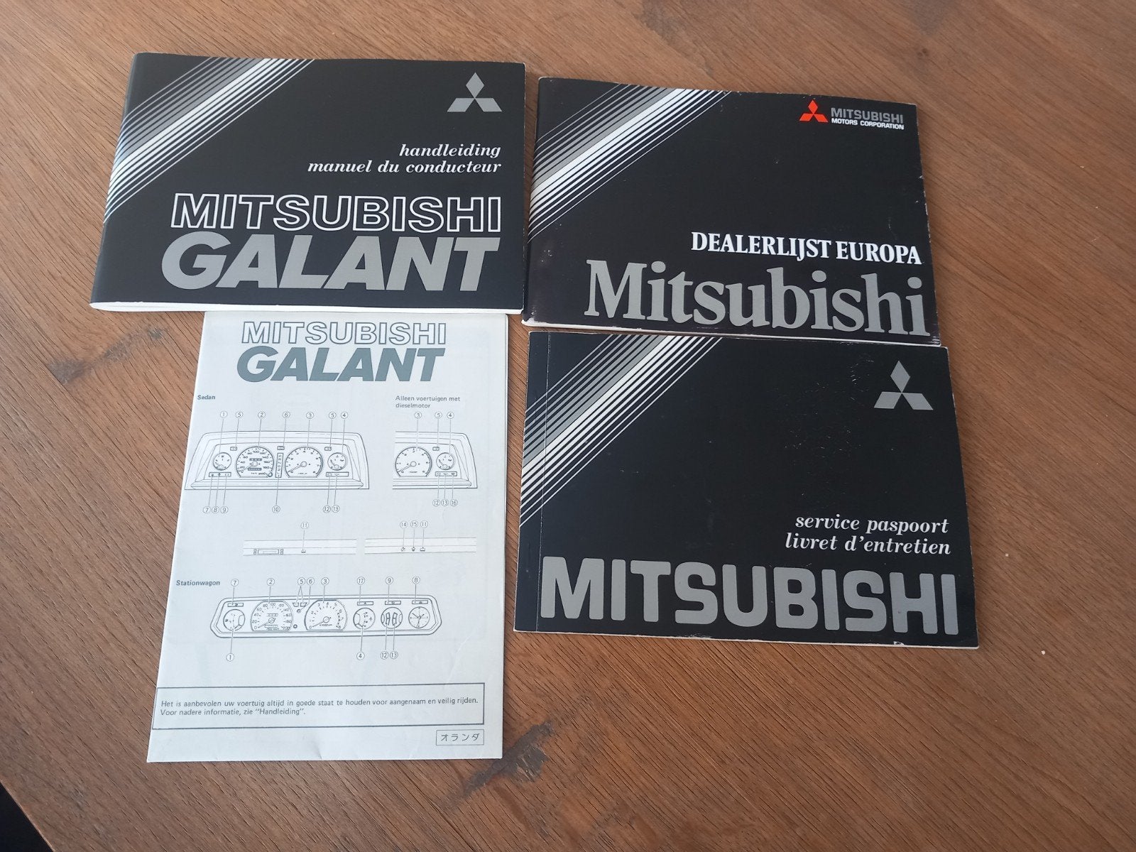 Mitsubishi Galant 1980 Handleidingen en Service Paspoort, Ophalen of Verzenden