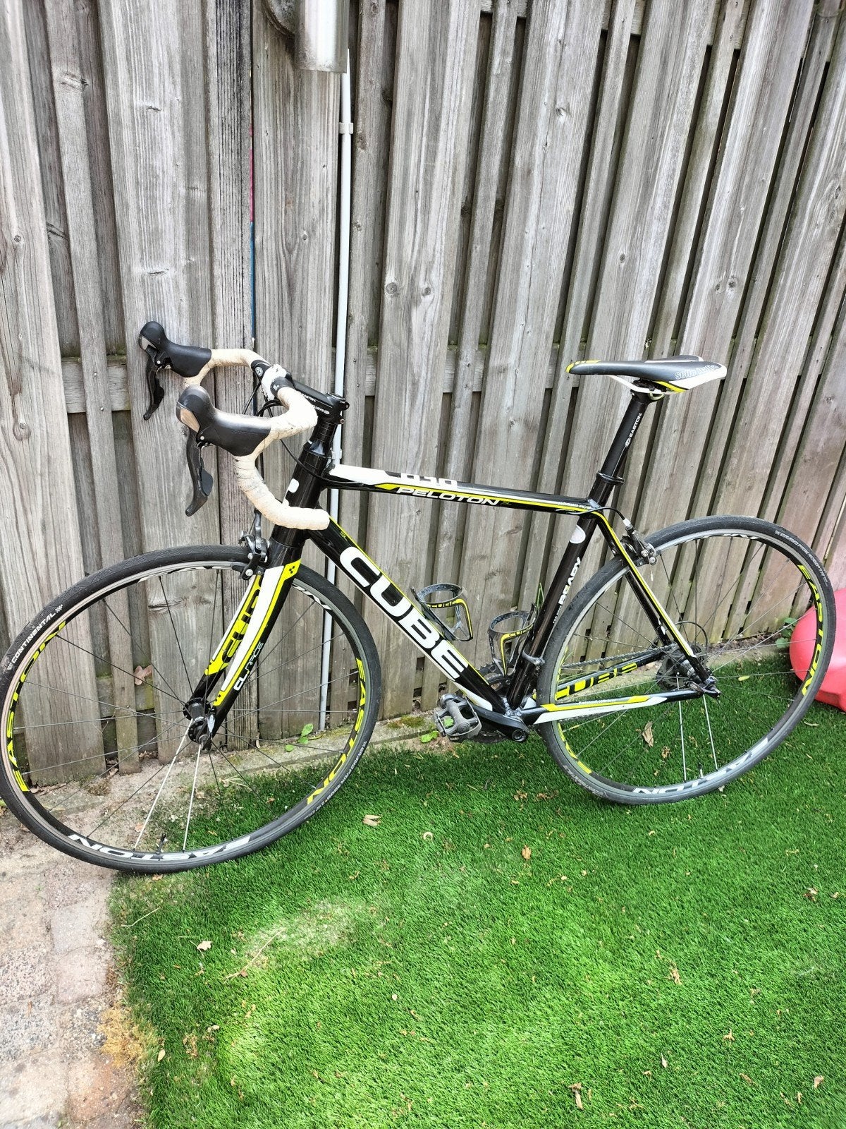 Cube Peloton Racefiets - Zwart/Geel, Overige merken, 28 inch, Gebruikt, Aluminium