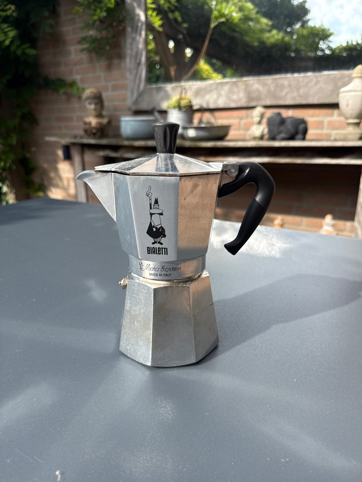 Bialetti Moka Express - Klassieke Italiaanse Koffiepot, Ophalen, Gebruikt, Espresso apparaat, Gemalen koffie