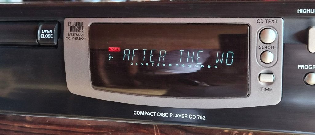 Philips CD-speler CD 713 incl afstandsbediening, Ophalen of Verzenden, Gebruikt, Philips
