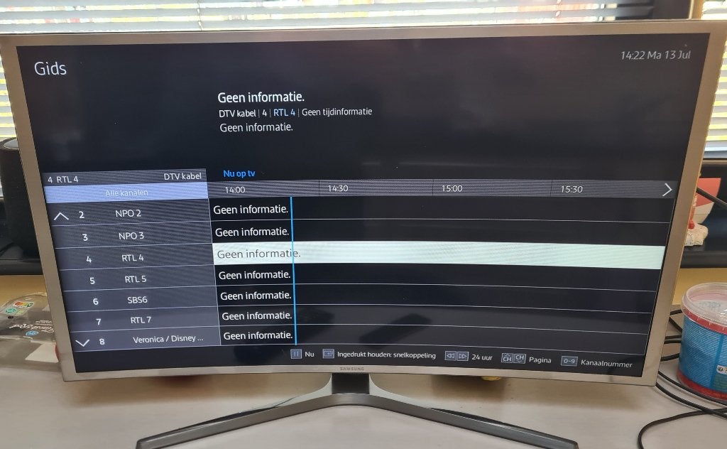Samsung TV Full HD curv, Audio, Tv en Foto, Televisies, Ophalen, Gebruikt, 50 Hz, Samsung