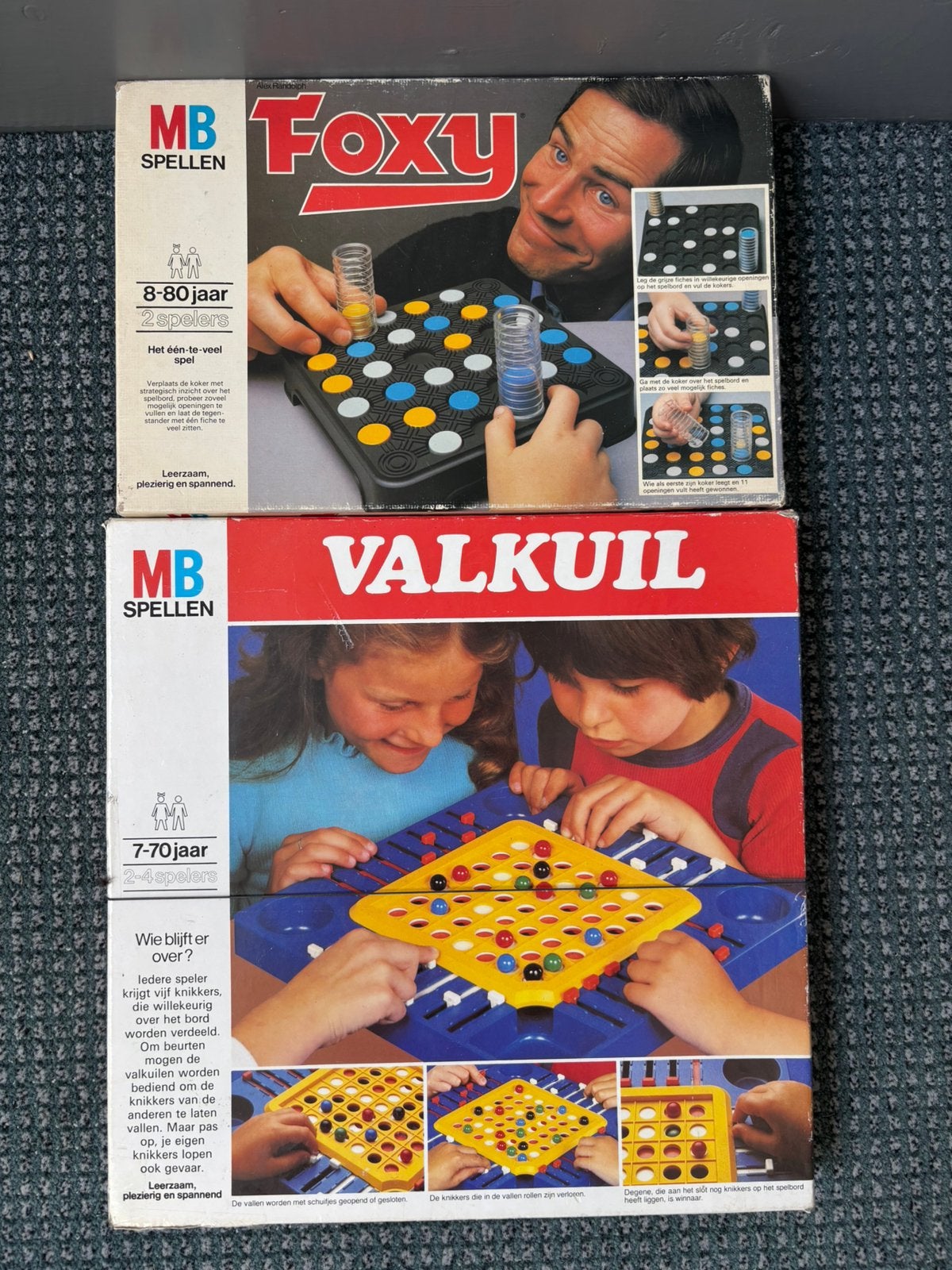 2 MB spellen - jaren 70 80, Ophalen, Gebruikt