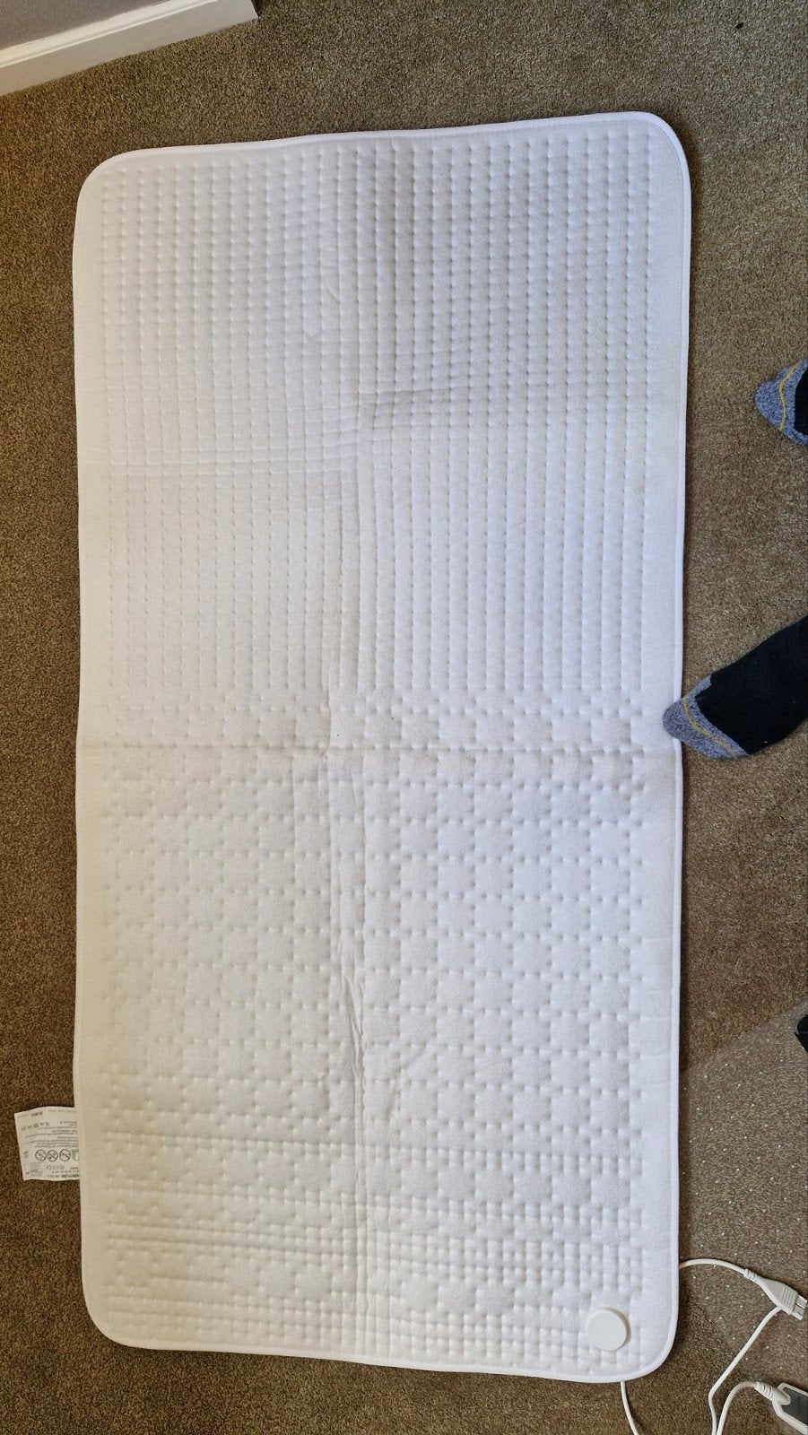 Inventum HN 197 V Elektrische deken met Afstandsbedienin, Ophalen, Zo goed als nieuw