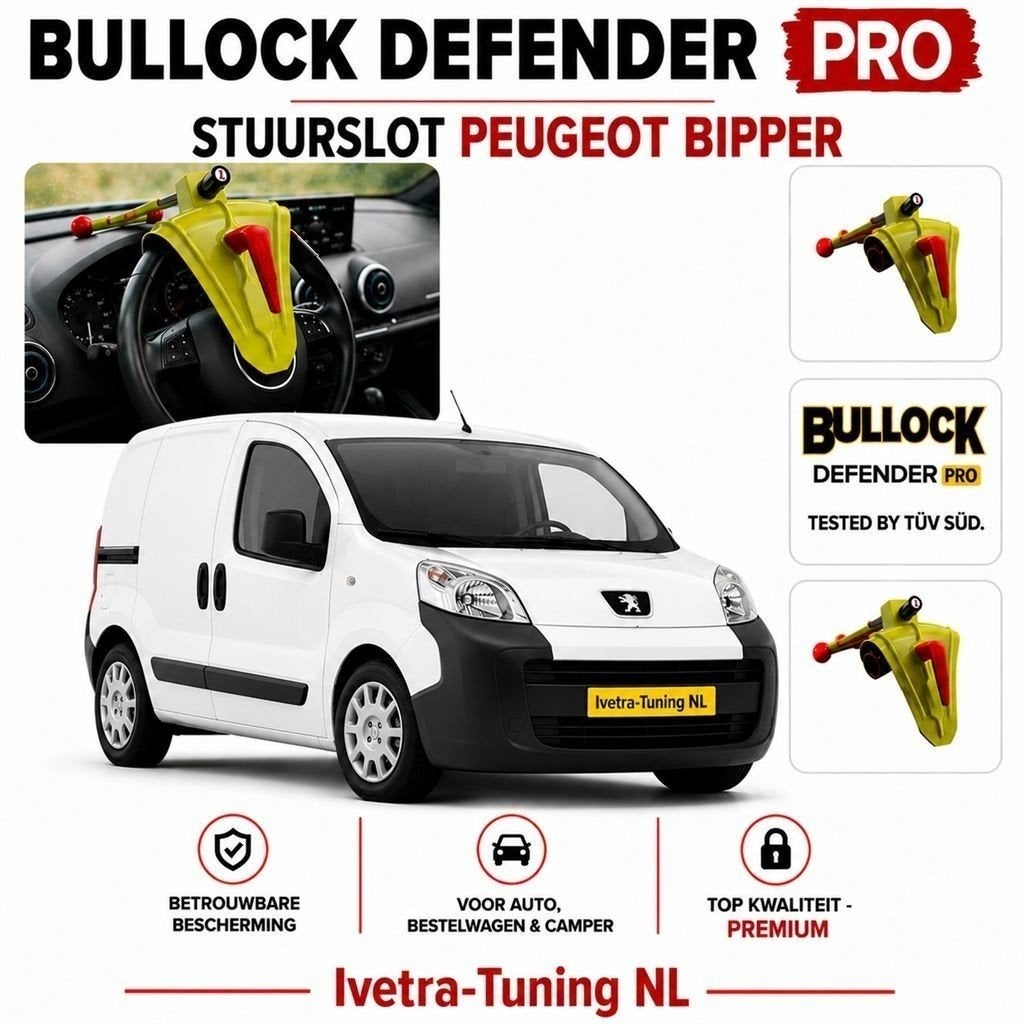 Stuurslot Peugeot Bipper | Stuurklem Peugeot Bipper, Info@ivetra-tuning.nl  |  www.ivetra-tuning.nl, Ophalen of Verzenden, Ivetra-Tuning NL