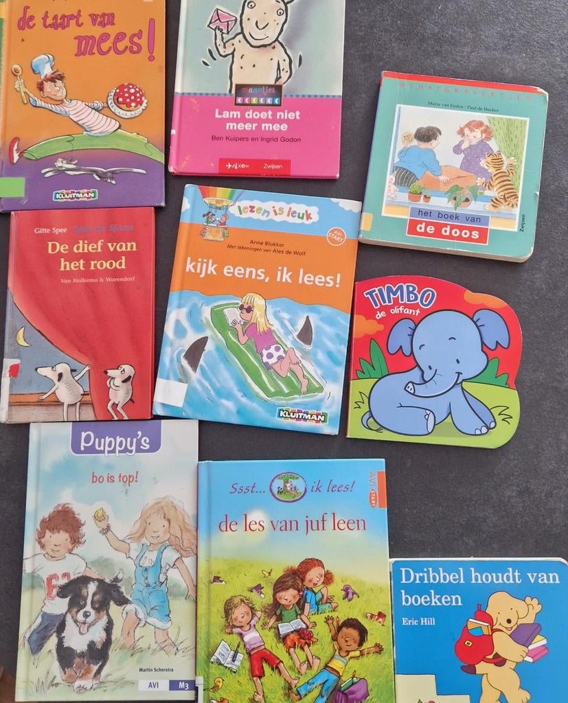 Kinderboeken collectie: 9 diverse titels, Ophalen of Verzenden, Gelezen, Diverse auteurs, Fictie algemeen