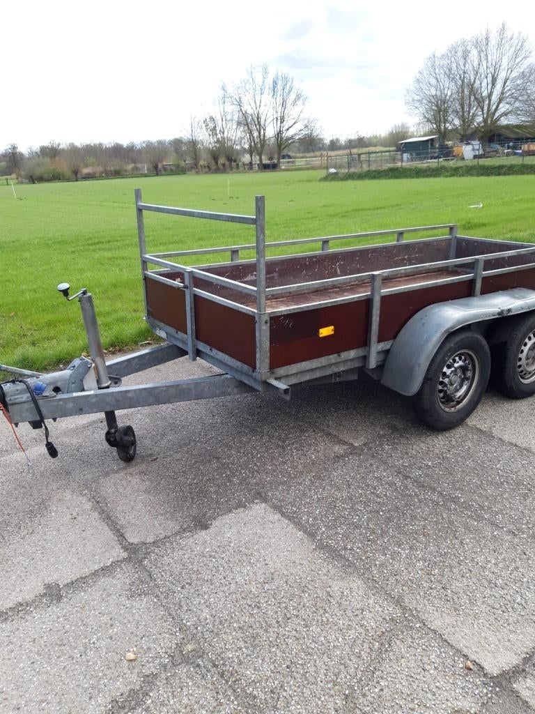 Aanhangwagen Solide tandemasser, Auto diversen, Ophalen, Gebruikt