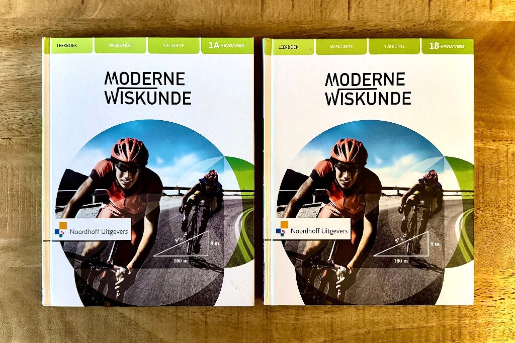 Moderne Wiskunde 1 HAVO VWO Deel A & B Leerboeken 12e editie, VWO, Nieuw, Ophalen of Verzenden, Wiskunde B