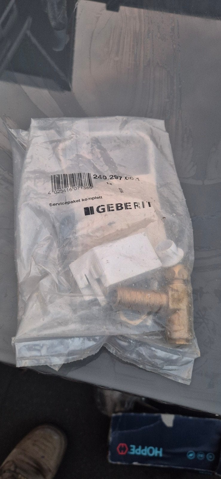 Geberit Middenachter aansluiting stortbak 240.297.00.1 NIEUW, Ophalen of Verzenden, Nieuw, Toilet