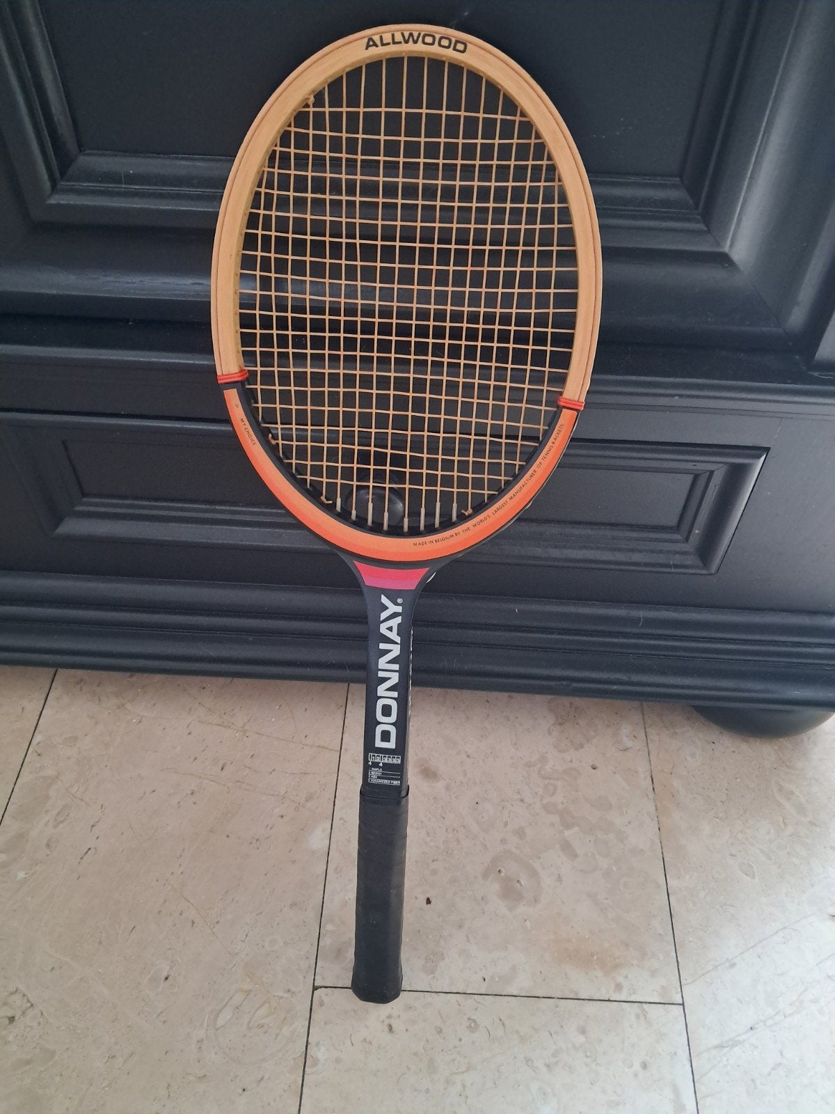 Vintage Tennis Racket "Donnay Allwood", Ophalen, Zo goed als nieuw, Racket, Overige merken