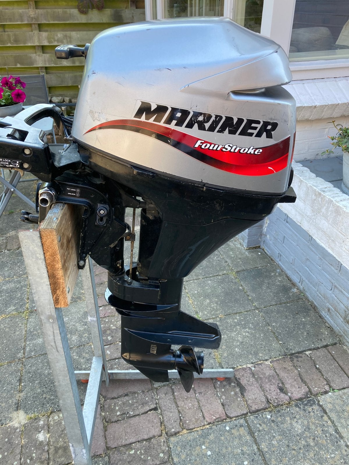 Mariner 8 pk 4 takt kortstaart, Watersport en Boten, Ophalen, Gebruikt, 5 tot 10 pk, Viertaktmotor