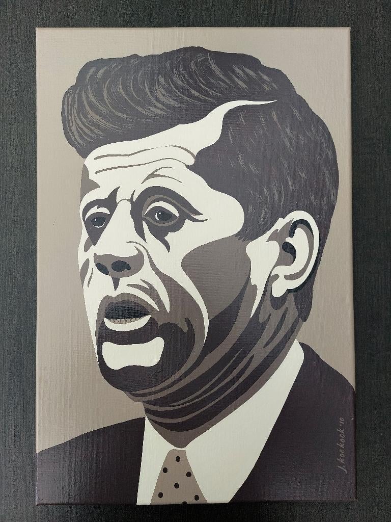 Schilderij J.F. Kennedy van J. Koekoek (230329), Ophalen of Verzenden