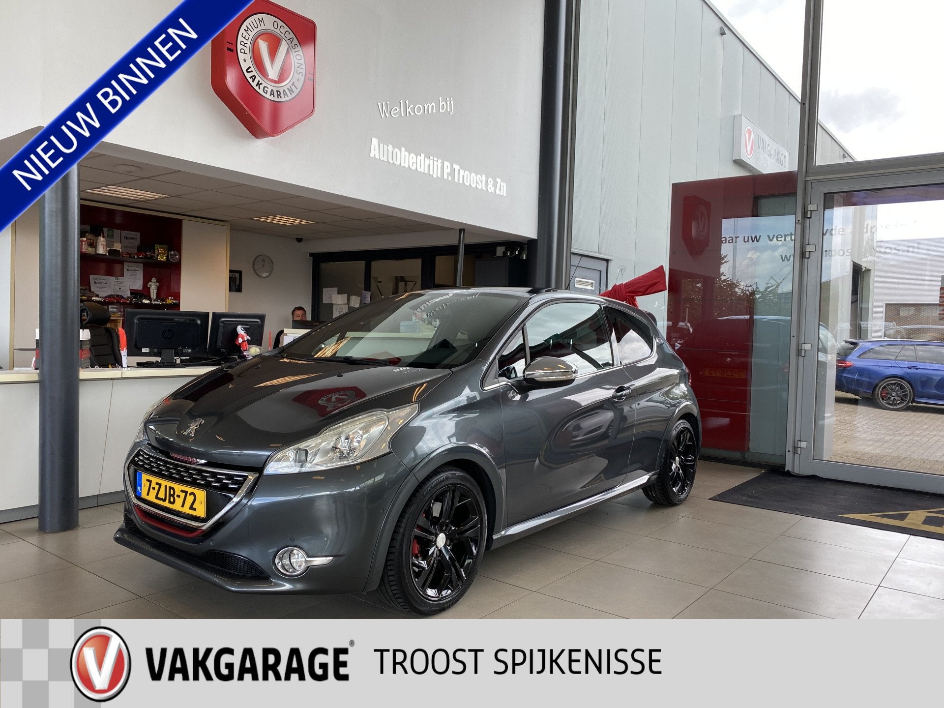 Peugeot 208 1.6 THP GTi 200Pk,1E Eigenaar,Panoramadak,Climat, Automatische klimaatregeling, Gebruikt, Leder en Stof, 49 €/maand