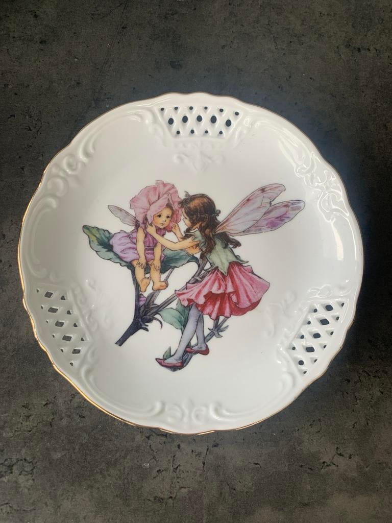 Reutter Porzellan Flower Fairies bordje, Ophalen of Verzenden