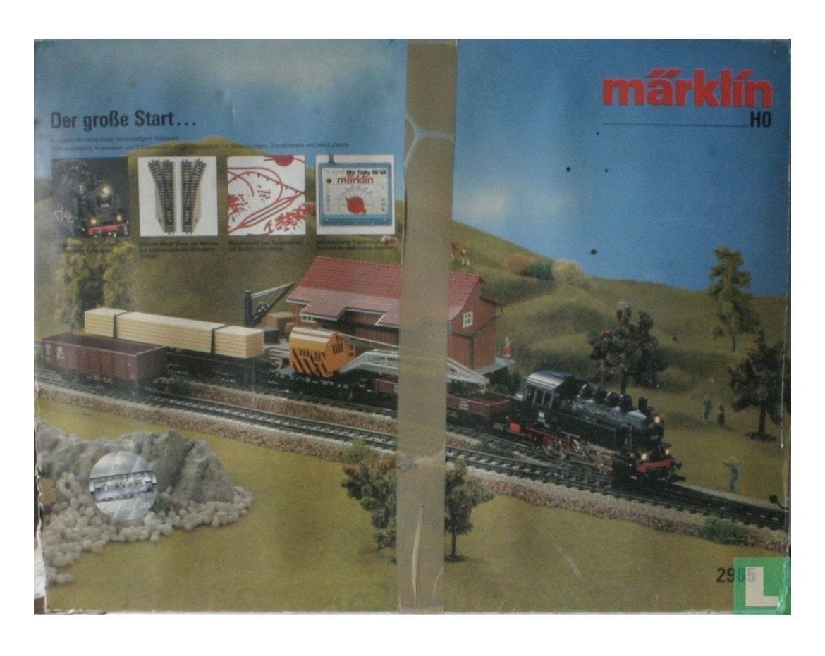 Märklin H0 startpakket 2965 “Der große Start…”, Ophalen, Wisselstroom, Analoog, Märklin