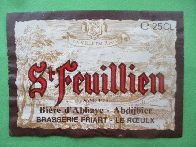 bieretiket Belgie 19-6 (B2 E16) friart, Ophalen of Verzenden, Gebruikt, Overige typen, Overige merken