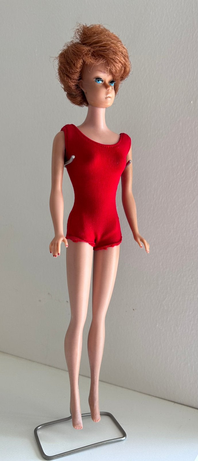 Vintage Bubble Cut Barbie - titiaan/rood haar, Ophalen of Verzenden, Gebruikt, Pop