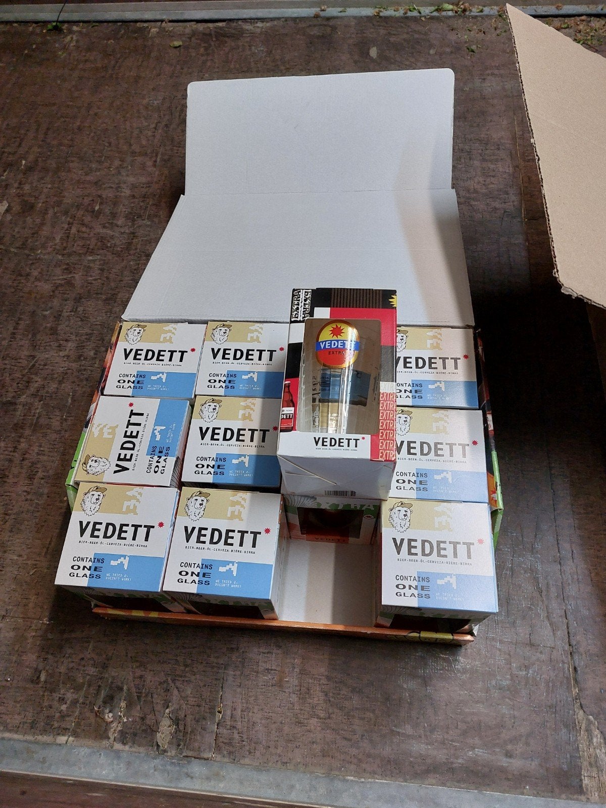 Vedett, Ophalen of Verzenden, Nieuw, Glas of Glazen, Overige merken