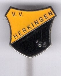 V.V. Herkingen '55 email op koper voetbalclub speld( Z_068a), Verzamelen, Ophalen of Verzenden, Zo goed als nieuw, Sport, Speldje of Pin