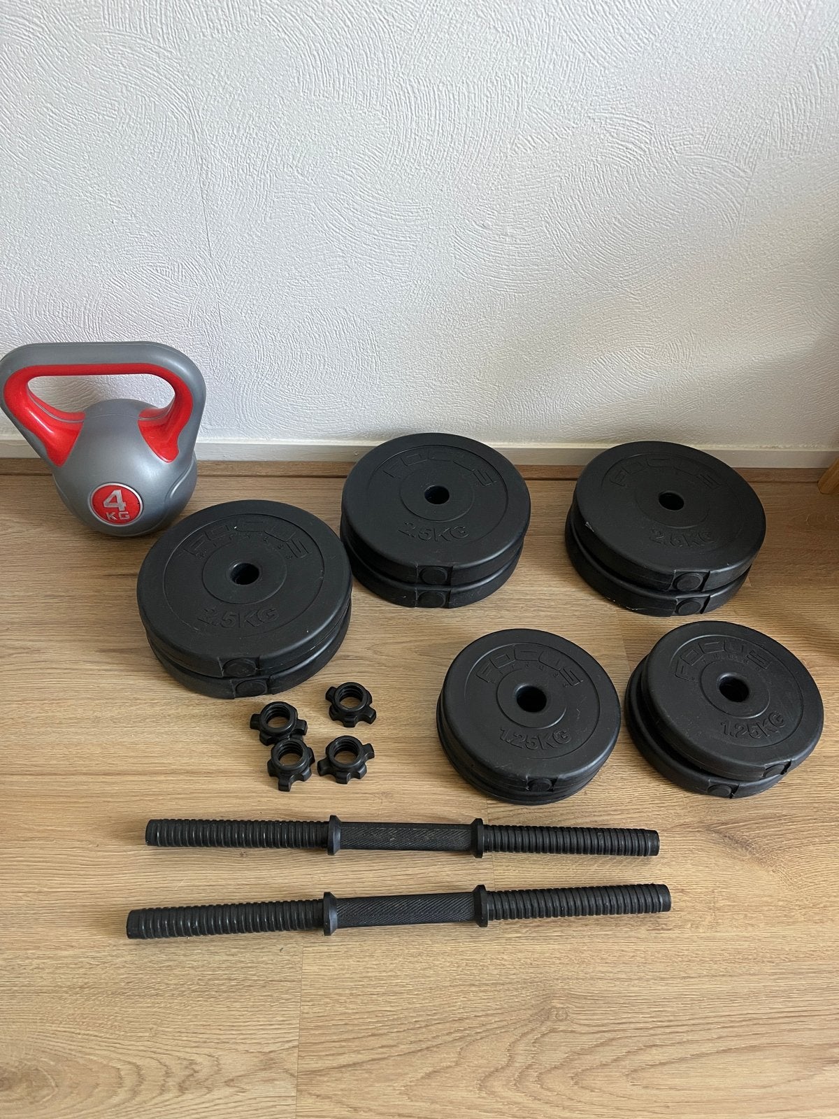 Halterset met kettlebell, Ophalen, Gebruikt, Armen, Halterset