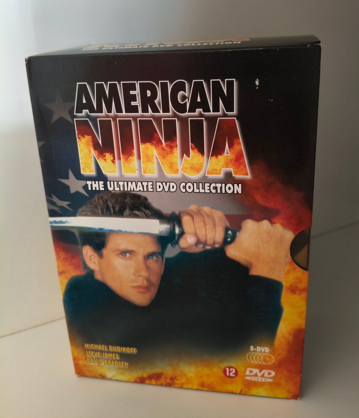 American Ninja - The ultimate dvd collection (1 t/m 5), Ophalen, Engels, Nederlands, Zo goed als nieuw