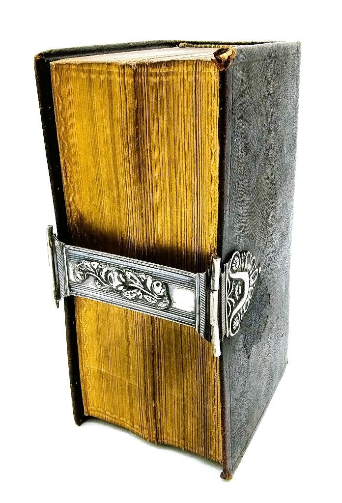 Bijbel met zilveren slot I.A. van der Cop, Deventer, 1852