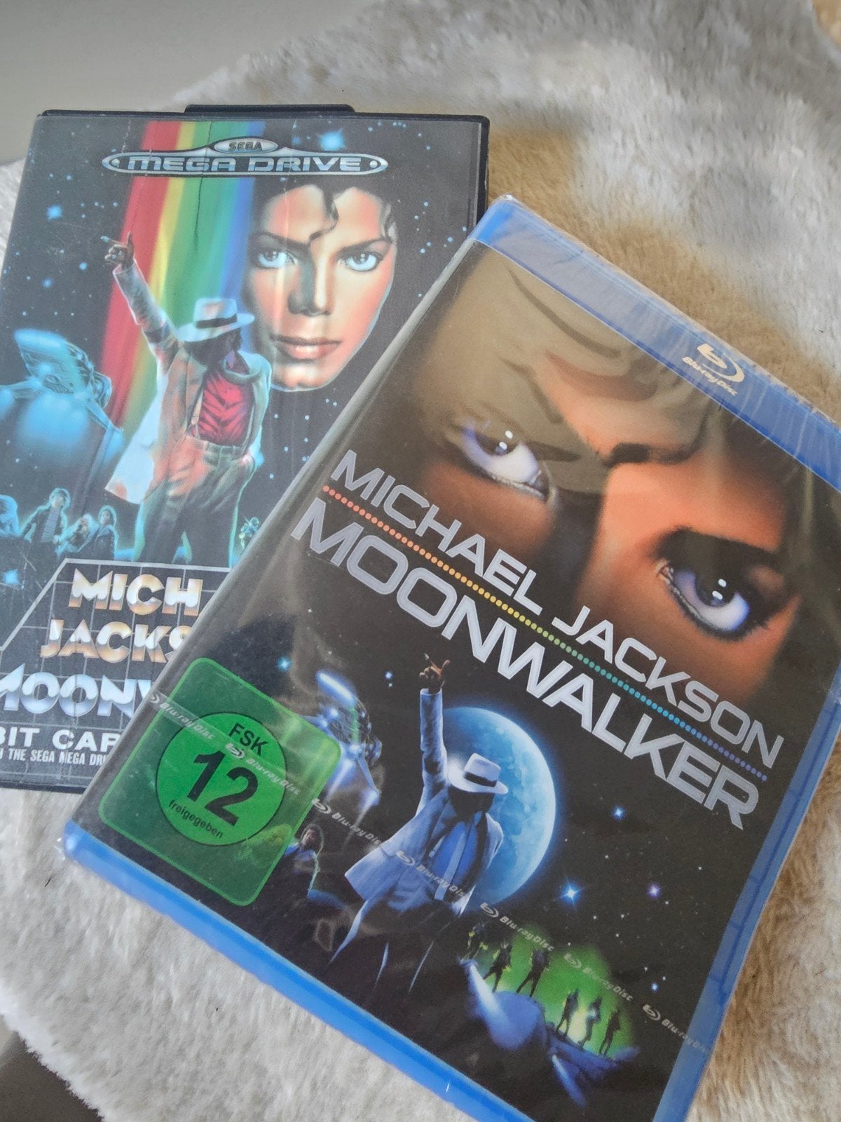 Michael Jackson's Moonwalker Megadrive compleet + Bluray, Gebruikt, 1 speler, Ophalen of Verzenden, Platform