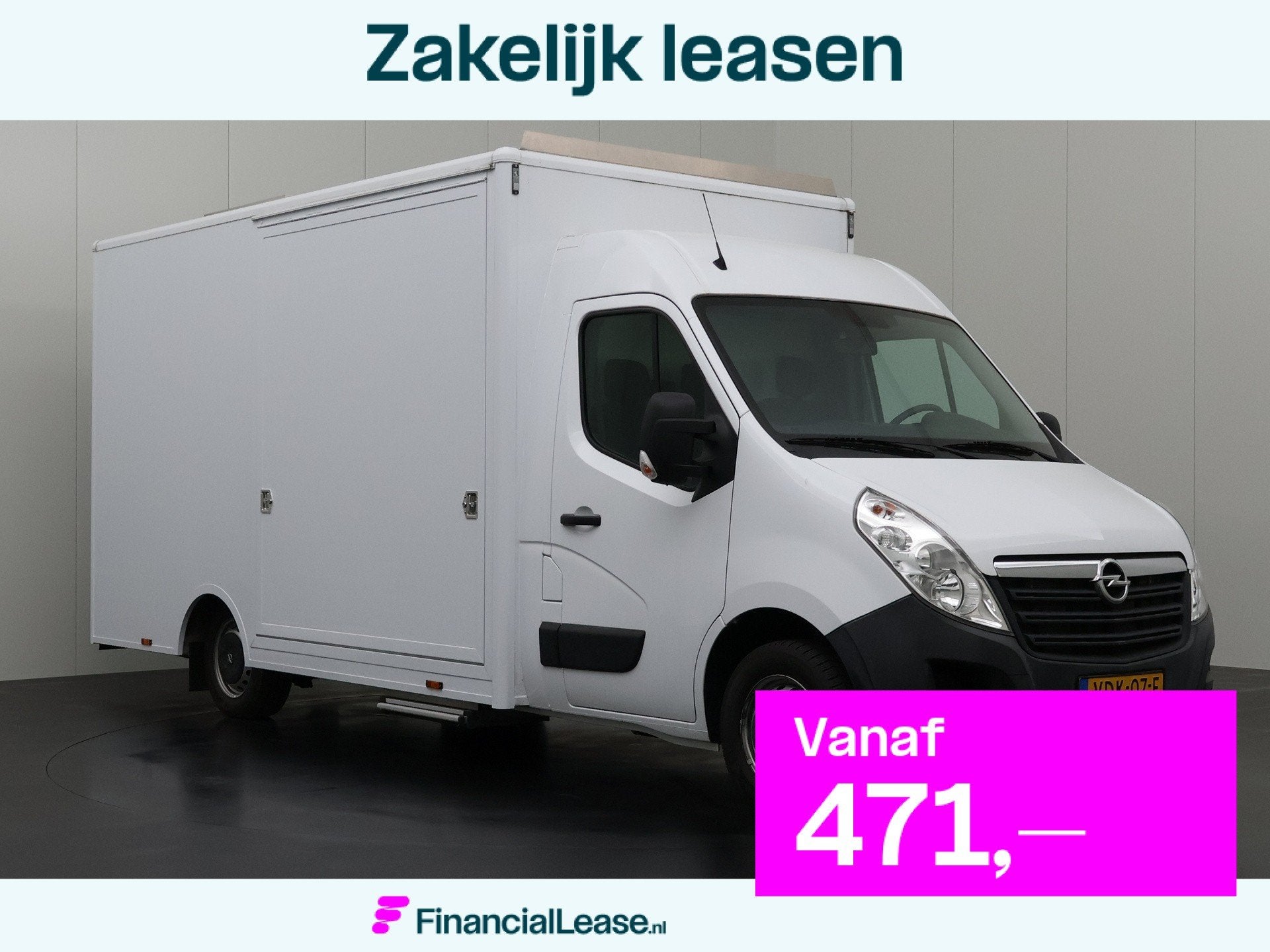 Opel Movano 2.3CDTI 130PK Bakwagen | Verkoopauto | Mobiel Ka, Voorwielaandrijving, Stof, Gebruikt, 4 cilinders