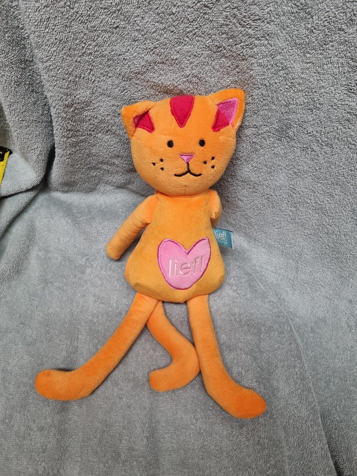 lief lifestyle knuffel poes oranje nr 45, Ophalen of Verzenden