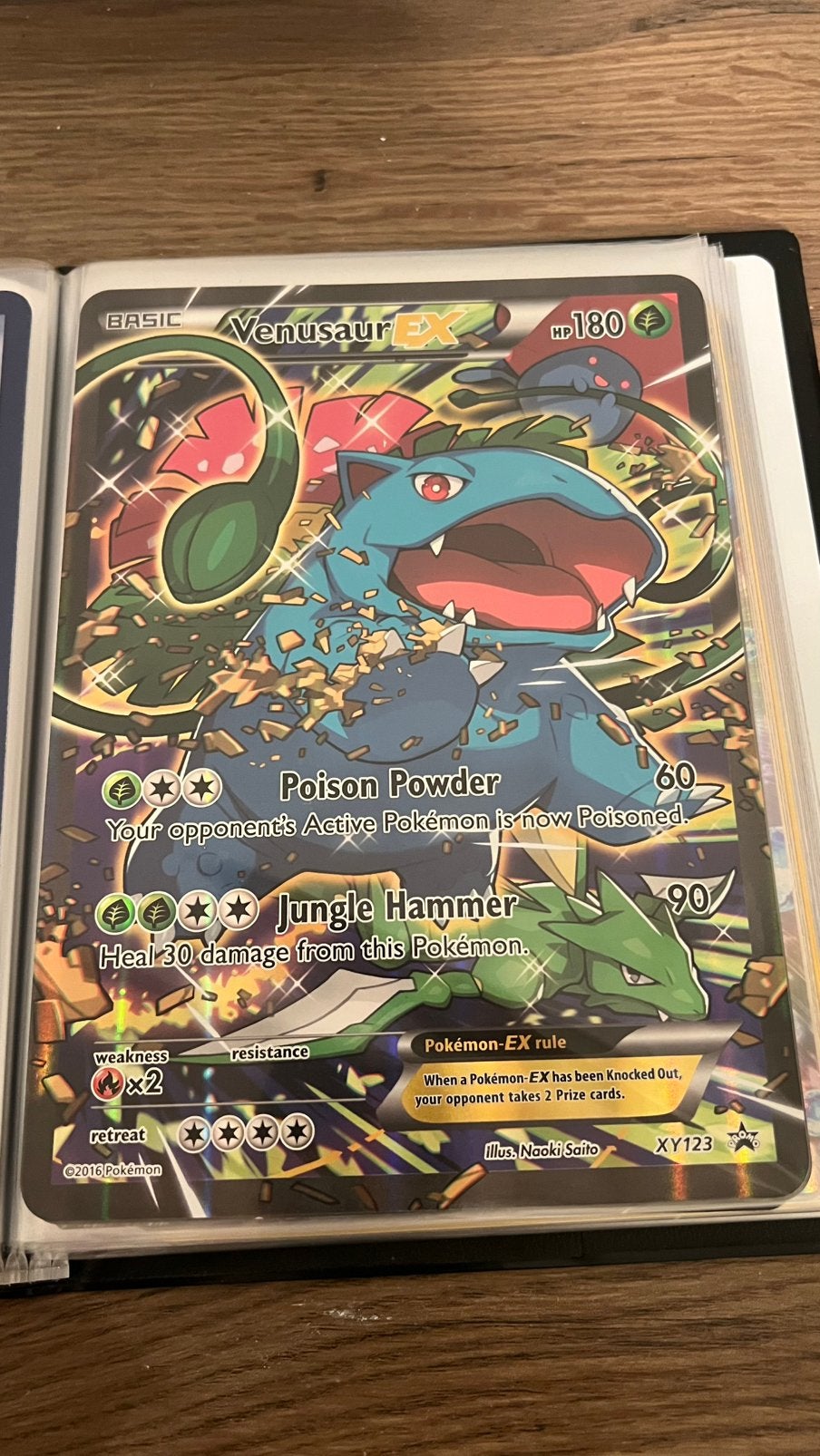 Venusaur EX XY123 – XY Evolutions JUMBO, Hobby en Vrije tijd, Verzamelkaartspellen | Pokémon, Ophalen of Verzenden, Zo goed als nieuw