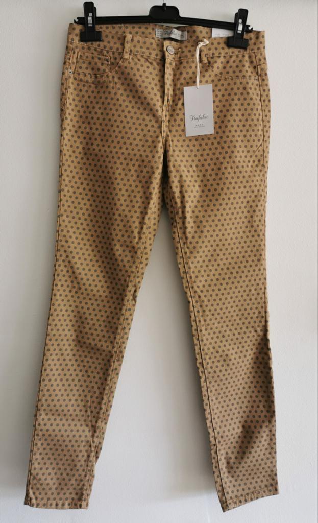 ZARA spijkerbroek met stippen mt. 40, Overige kleuren, Verzenden, Zara, Nieuw