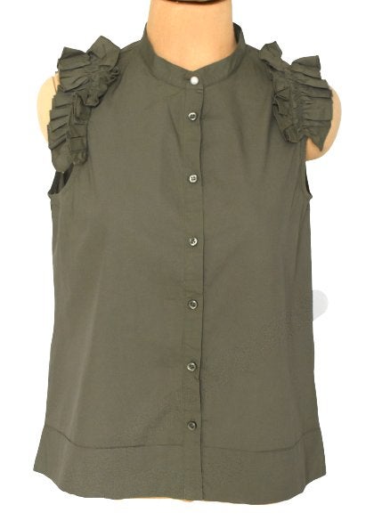 Kocca blouse zonder mouwen, groen Mt. S, Maat 38/40 (M), Verzenden, Kocca, Zo goed als nieuw