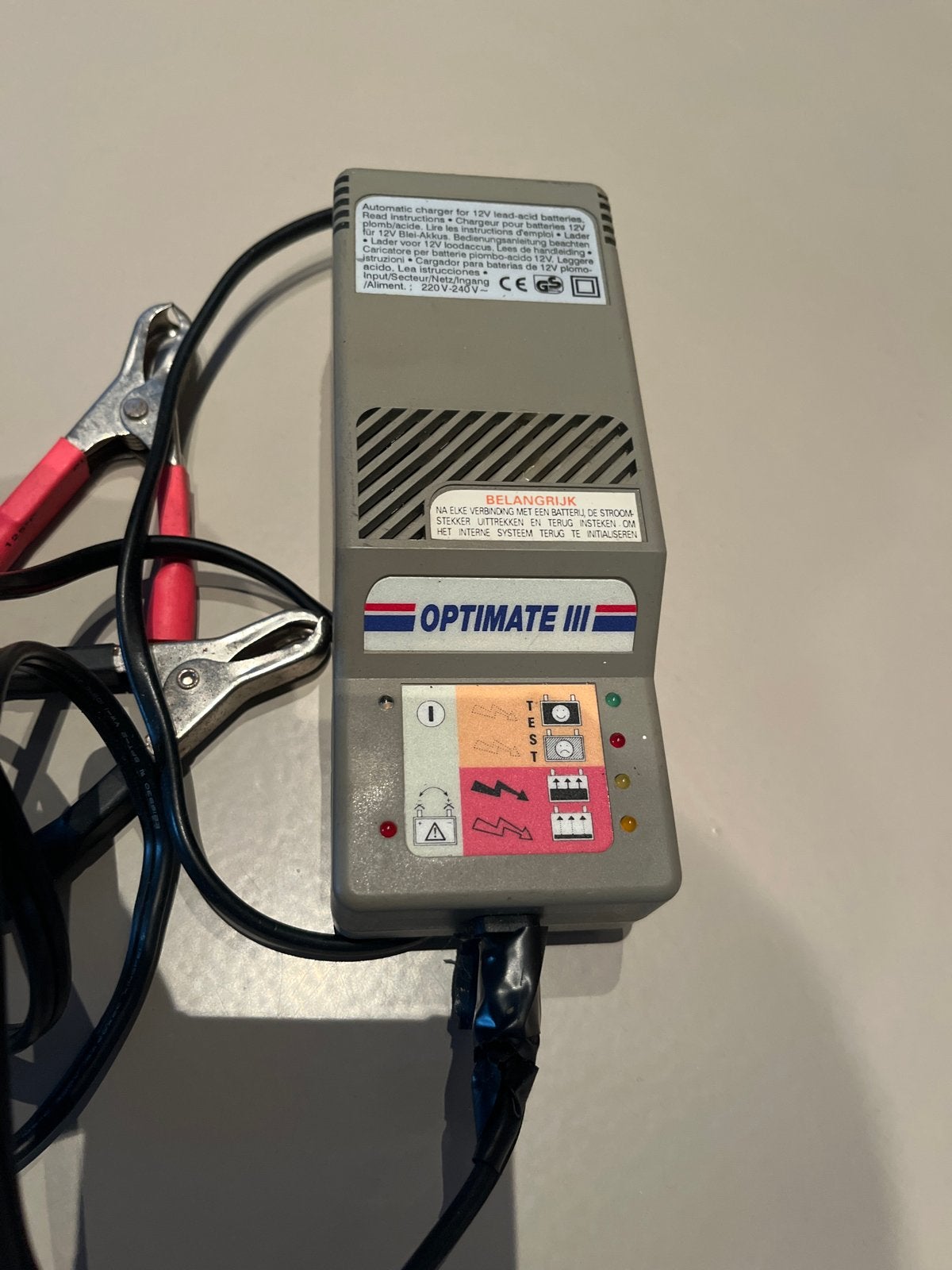 Optimate III Acculader - Automatische 12V Lader, Gebruikt, Universele onderdelen