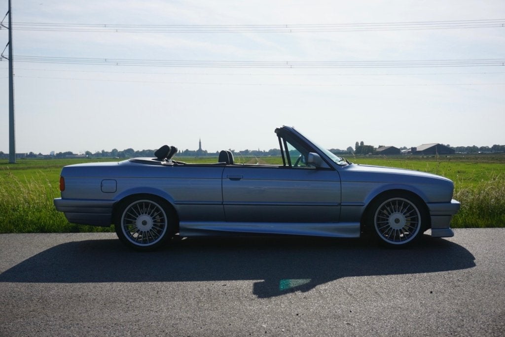 BMW 3-Serie 325 Alpina 3.5, Auto's, Achterwielaandrijving, Zwart, Cabriolet, Leder