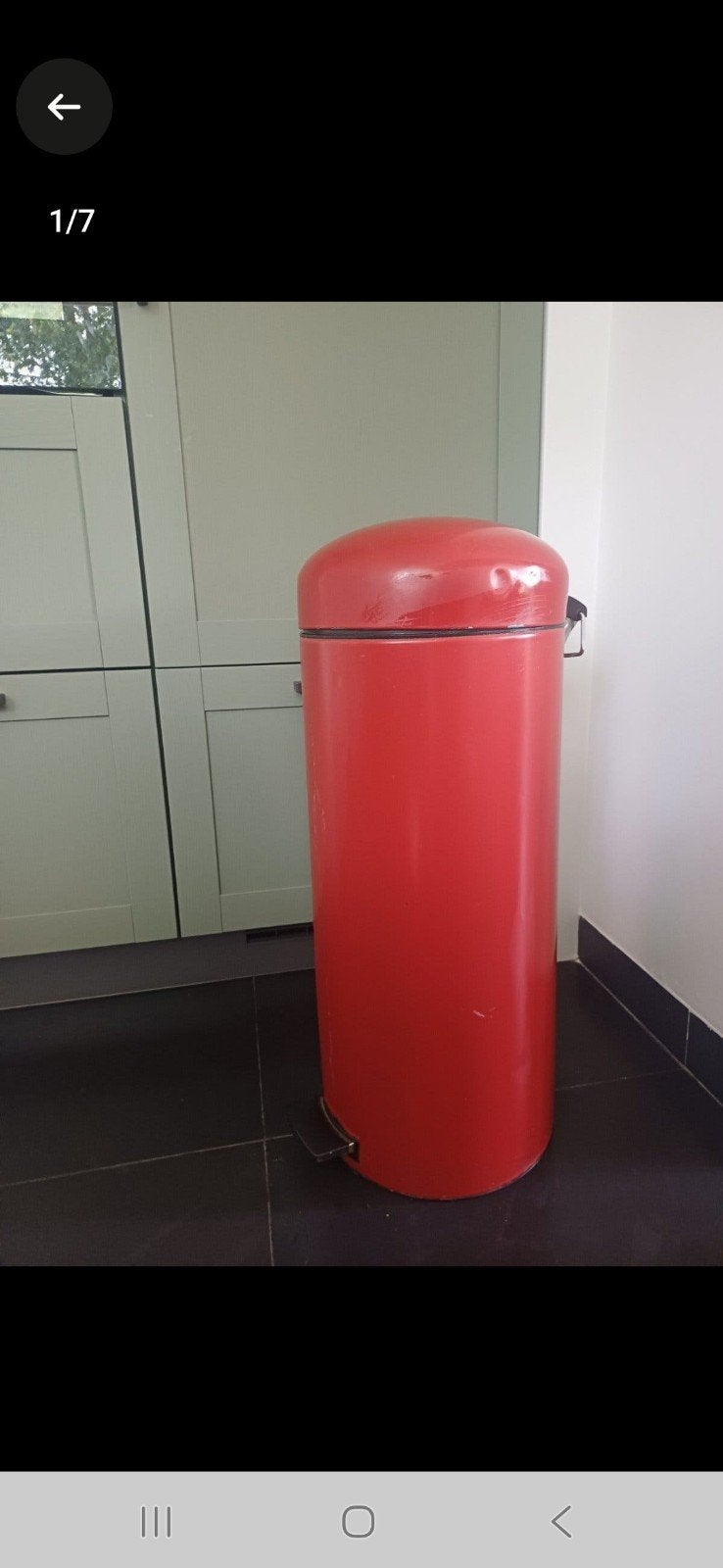 Brabantia pedaalemmer - Gebruikt, Huis en Inrichting, Woonaccessoires | Prullenbakken, Ophalen, Gebruikt