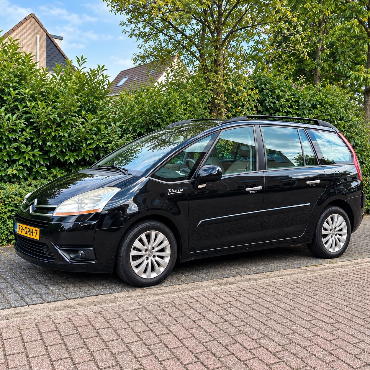 Citroën C4 (Grand) Picasso 2.0 16V Eb6v 2008 Zwart, Stof, 4 cilinders, 1535 kg, 7 stoelen