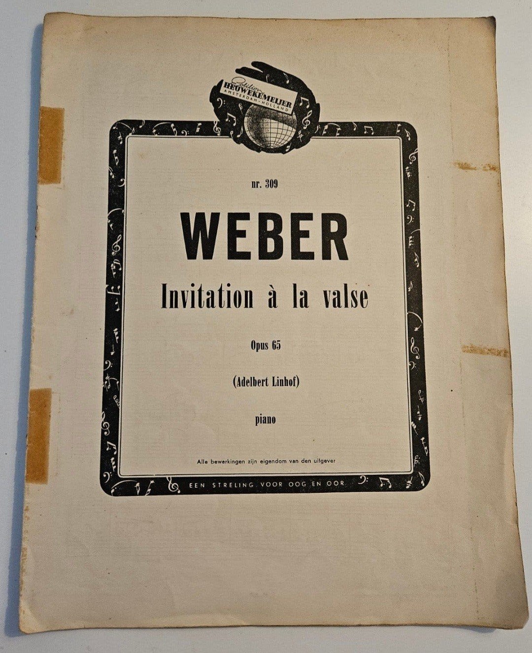Invitation à la valse, Opus 65 (Aufforderung zum Tanz), Gebruikt, Klassiek, Ophalen of Verzenden, Artiest of Componist