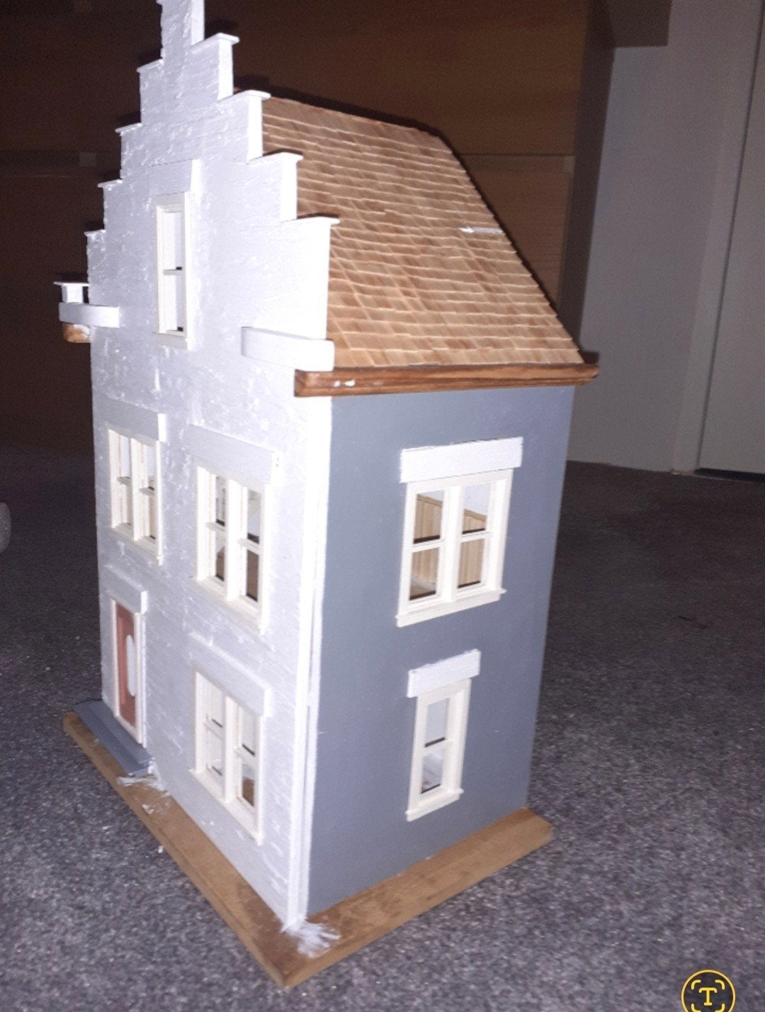 Poppenhuis Grachtenpand 1:24, Verzamelen, Ophalen of Verzenden, Zo goed als nieuw, Poppenhuis