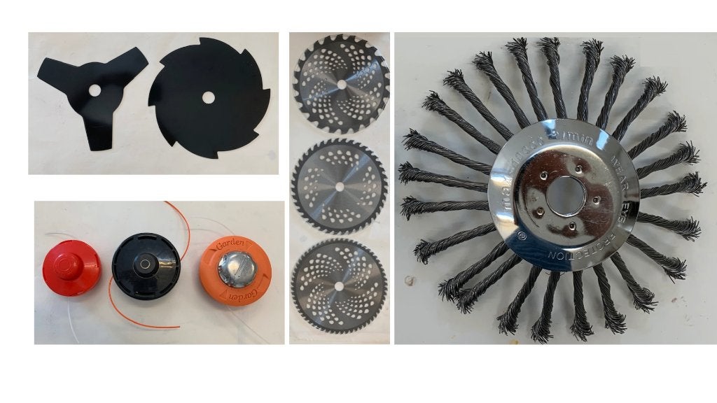 Diverse universele snij- en zaagonderdelen benzine bosmaaier, Tuin en Terras, Ophalen of Verzenden, Nieuw, 10 tot 30 cm, Benzine