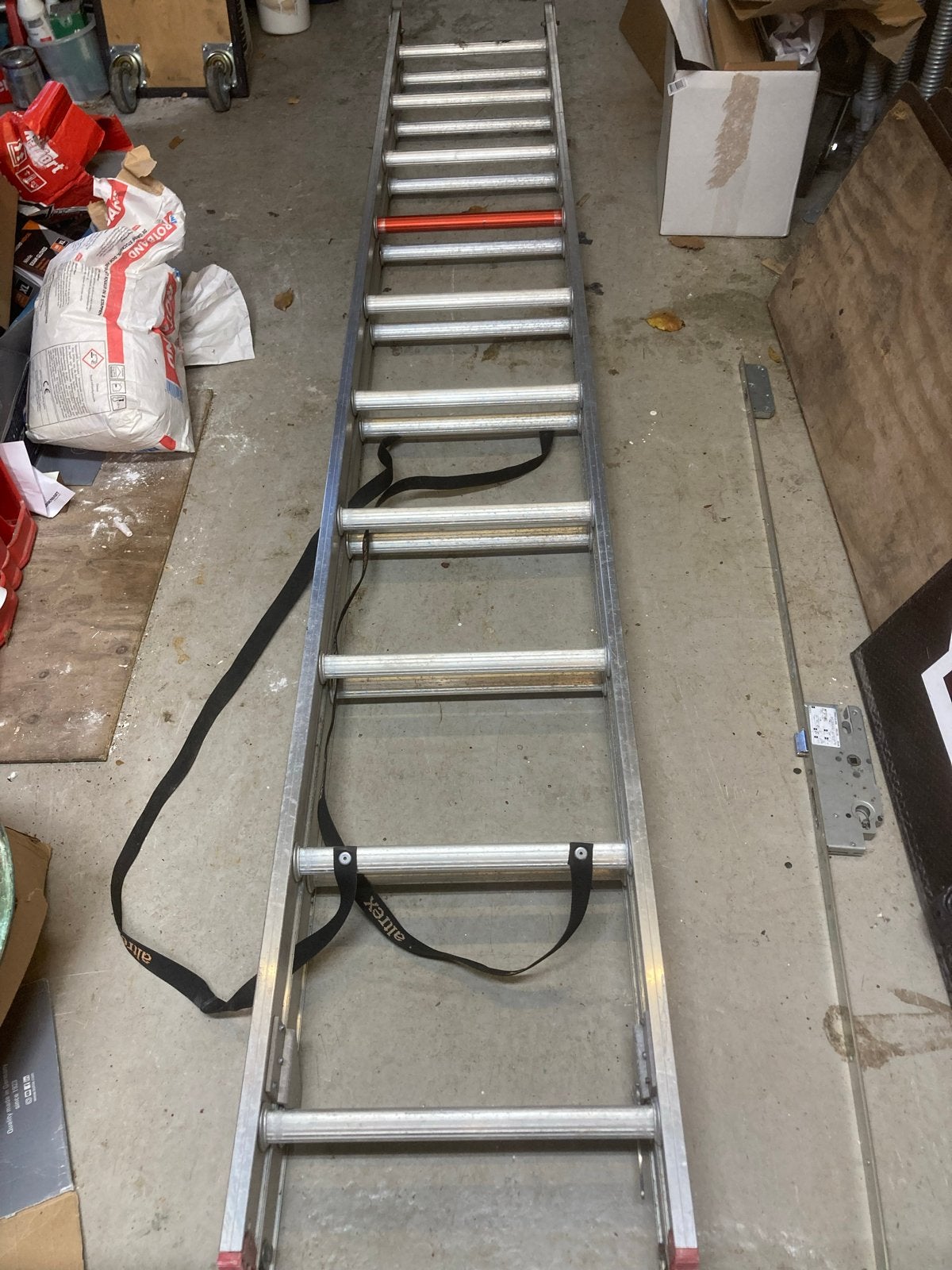 Altrex Uitschuif Economy /Reformladder 2x10 sporten, Ophalen, Gebruikt, Ladder, Opvouwbaar of Inschuifbaar