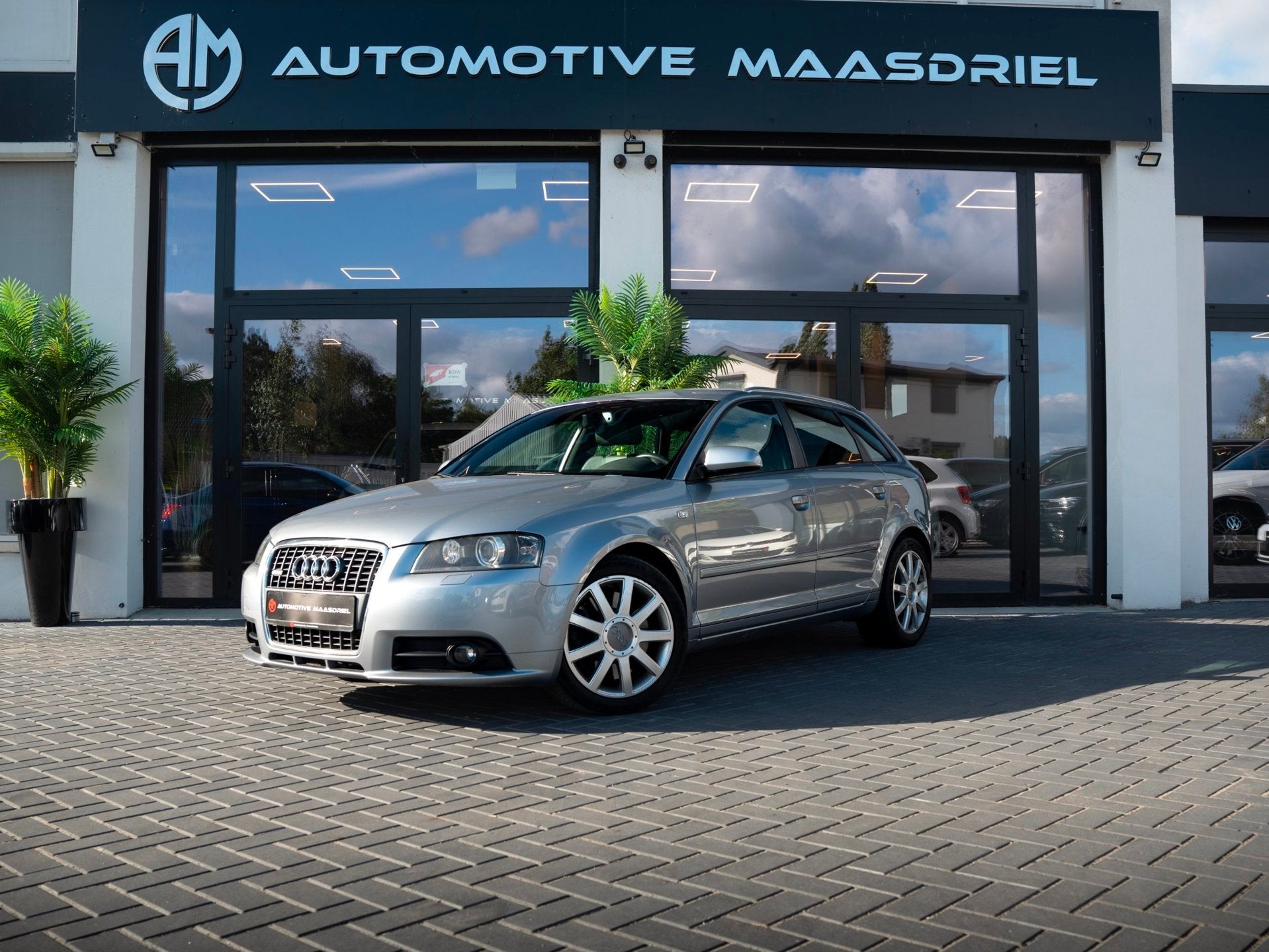 Audi A3 Sportback 3.2 quattro Ambition, Auto's, Gebruikt, Zwart, 3189 cc, Leder en Stof