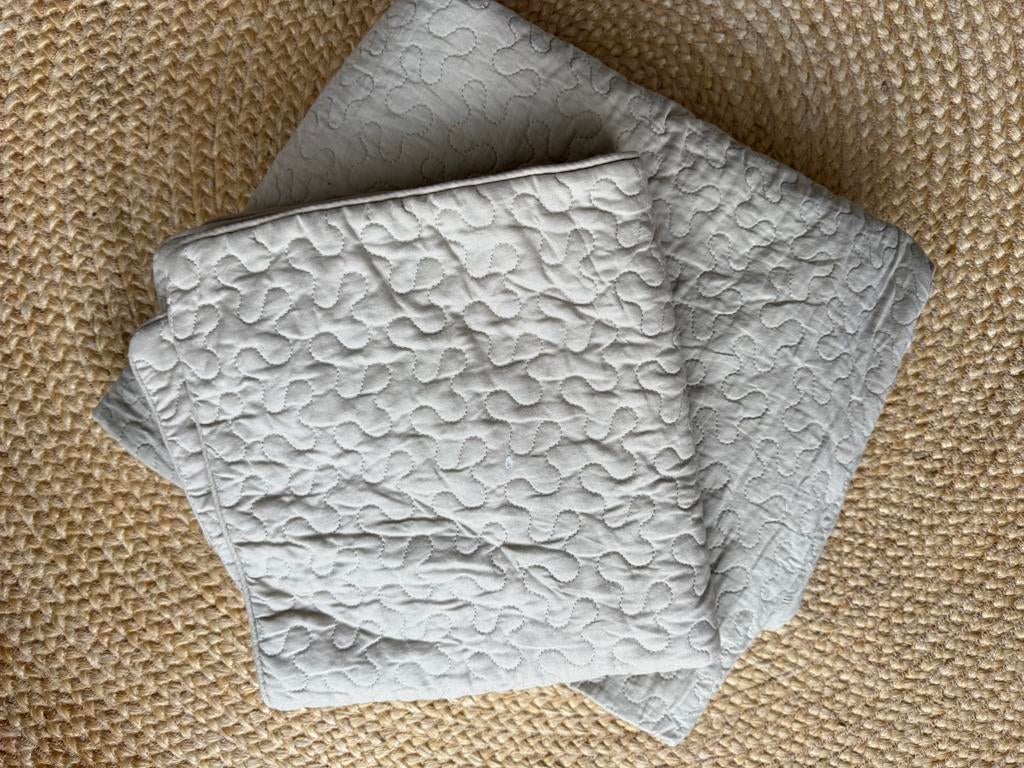 Beige sprei Ikea ALINA 180x180, Beige, Overige typen, Tweepersoons, Ophalen of Verzenden