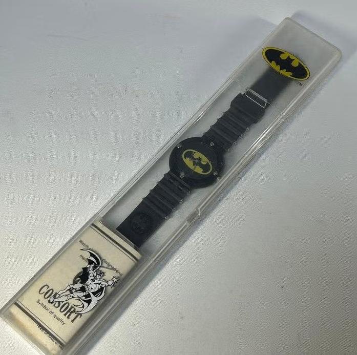 Batman horloge merchandise 1989, Sieraden, Tassen en Uiterlijk, Horloges | Heren, Ophalen of Verzenden, Leer, Overige merken