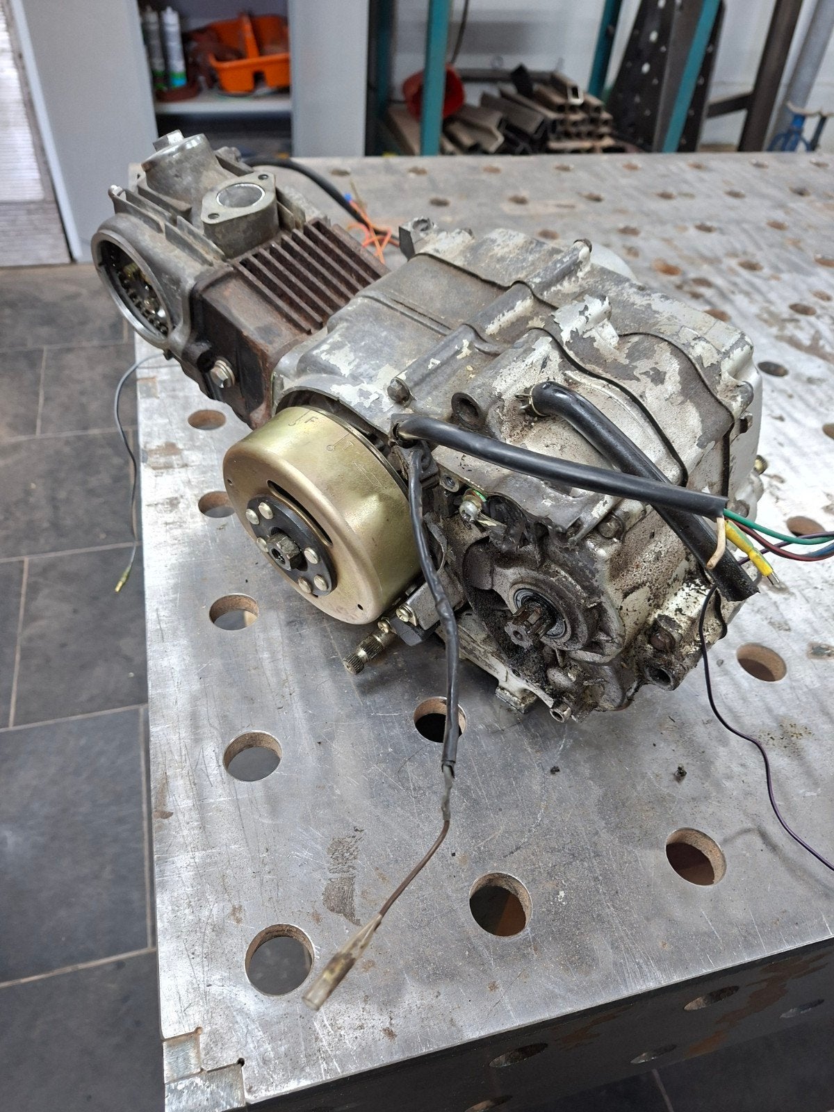 Honda cd50 ss50 motorblok met ontsteking en CDI, Fietsen en Brommers, Ophalen, Gebruikt, Blok, Honda