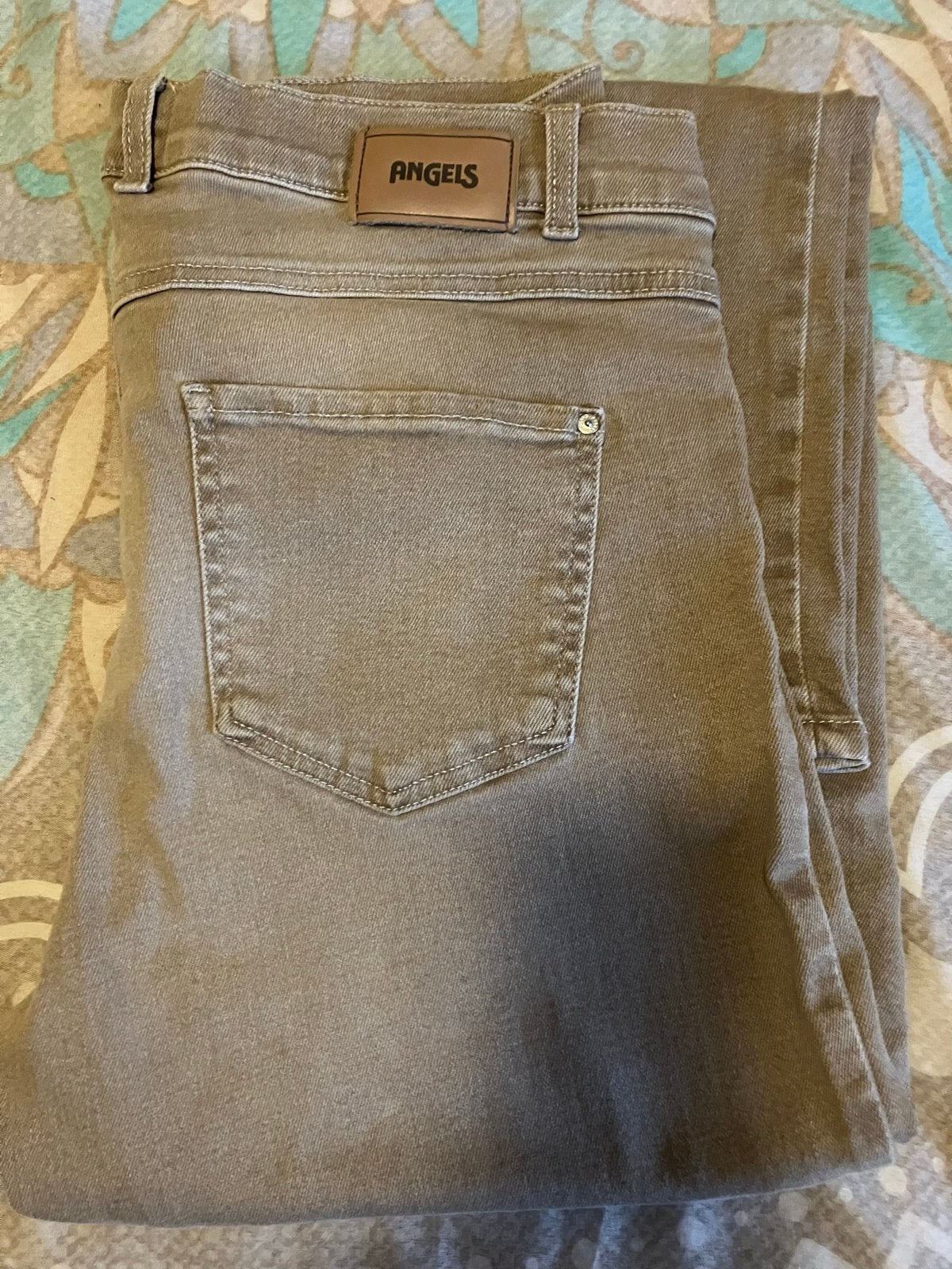 Angels Jeans & Cambio Broek - Maat 42/44 (L), Ophalen, Beige, Maat 42/44 (L), Zo goed als nieuw